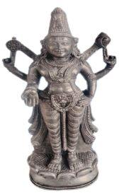 Plain Polished Black Stone Balaji Statue, For Temple, Home, Office