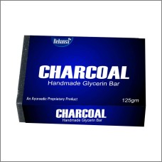 Charcoal Handmade Glycerin Bar Soap, For Face Wash With Oily Skin, Size : 125Gm