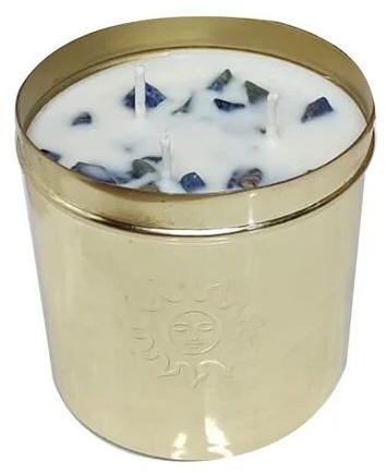 Round Paraffin Wax Candle Tin