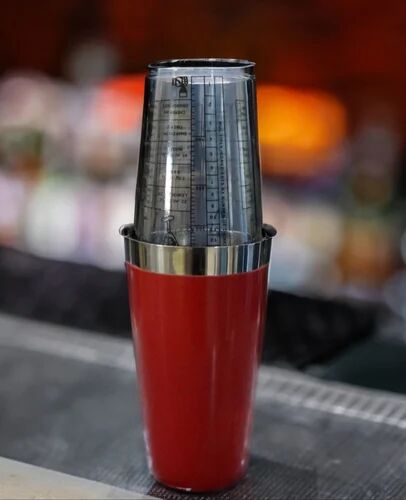 Round SS Cocktail Shaker, Capacity : 550 mL