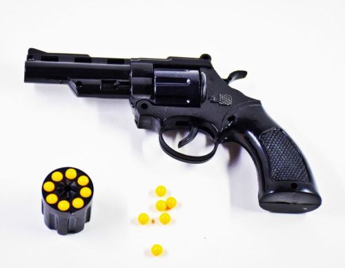 Black Plastic Gun Toy, For Kids Playing, Feature : Fine Polishing