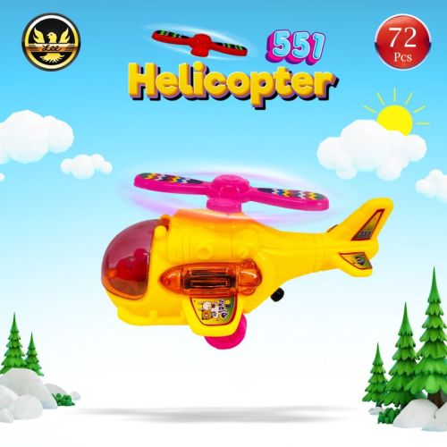 Plastic Helicopter Toy, For Kids Playing, Color : Yellow, Red