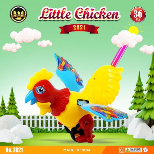 Plastic Little Chicken Toy, For Gifting, Kids Playing, Color : Yellow, Red