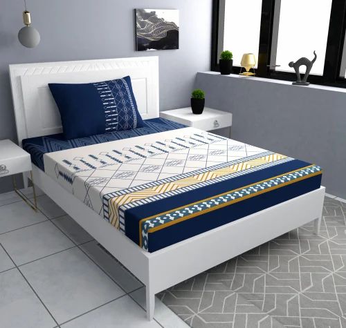 Polyester Printed Single Bed Sheet, For Picnic, Hotel, Hospital, Home, Feature : Eco Friendly, Easy Wash