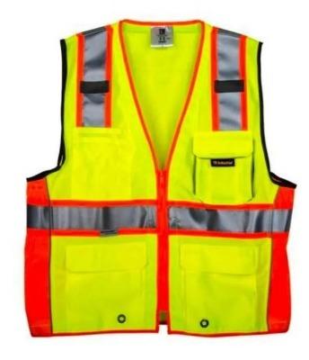 Nylon Reflector Safety Jacket, For Construction, Feature : Waterproof, Long Life, Eco Friendly, Dustproof