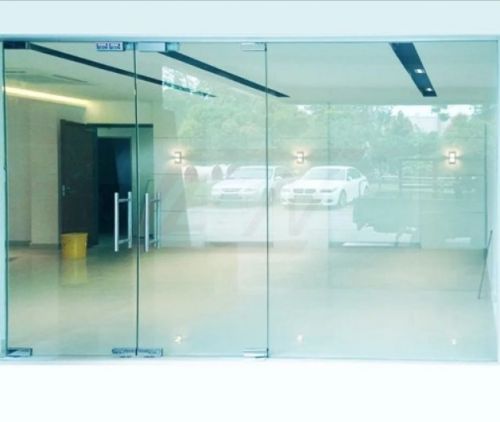 Glass Showroom Gates Heat Coating Services