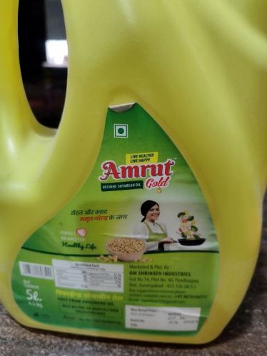 Amrut Gold Refined Soyabean Oil, Purity : 99.9%