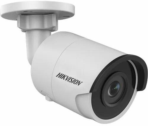 Hikvision IR Bullet Camera, For Station, School, Restaurant, Hospital, Color : White