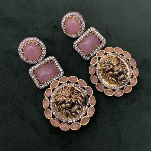 Polished Brass Earrings, Occasion : Weeding Wear