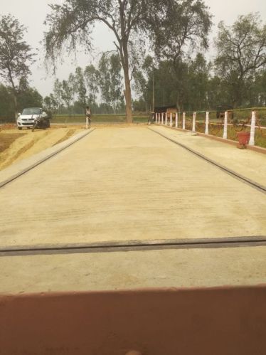 Mild Steel RCC Weighbridge, For Loading Heavy Vehicles, Load Capacity : Max. 200 Ton