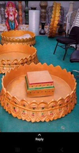 Polished Wood Plain Wedding Sets, Size : 4×4