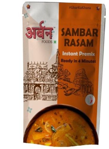 Urban Food Instant Sambar Powder, For Restaurant, Office, Home, Packaging Type : Plastic Pouch