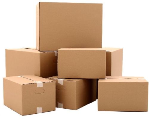 Brown Square Paper Plain Corrugated Boxes, For Packaging, Size : Standard