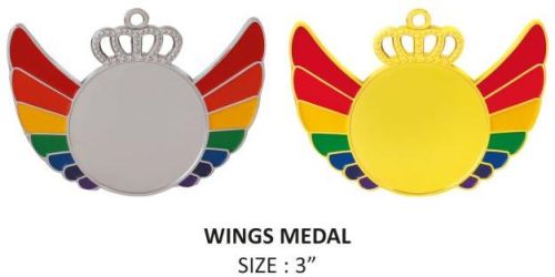 Wings Award Medal, Color : Mulit Colour