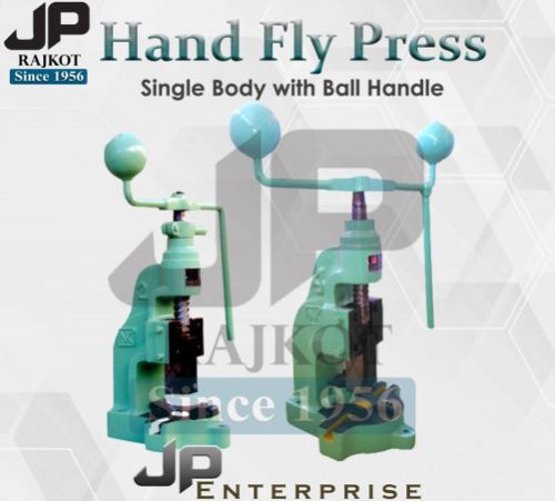 Jp Jewellery Dies Cutting Hand Fly Press Machine