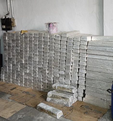 Silver Rectengular Polished AZ31B Magnesium Ingot, For Industrial Use, Size : Customised