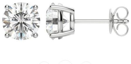 0.50 CT Round Solitaire Diamond Stud Earring