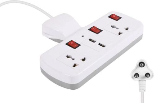 White Extension Board With USB Port