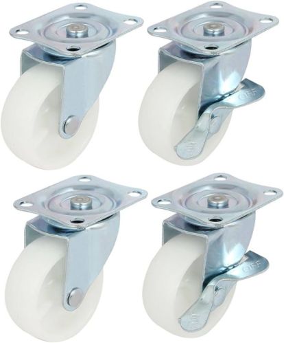 2.5 Inch Brake Caster Wheels, For Tables, Stretcher, Stool, Sofa, Chairs, Load Capacity : 100-200Kg