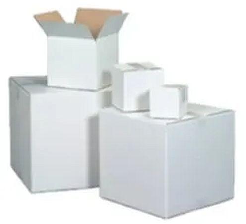 Square Plain Duplex Corrugated Box, For Goods Packaging, Size : Customised