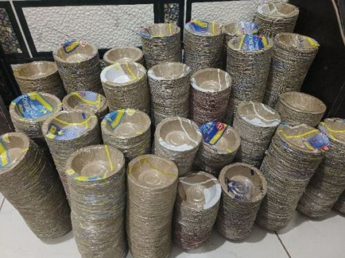 DONA PRINT 8 Inch (Pack Of 100) (Disposable Paper Bowl- Print- Multicolor)