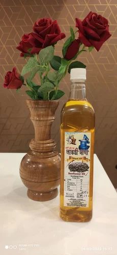 Cold Pressed Sunflower Oil, For Prevent Cancer, Reduce Blood Pressure Disease, Packaging Type : Plastic Bottle