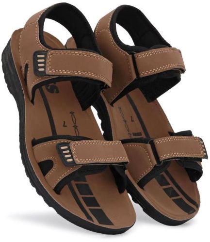 Brown Mens Sandals, Packaging Type : Box