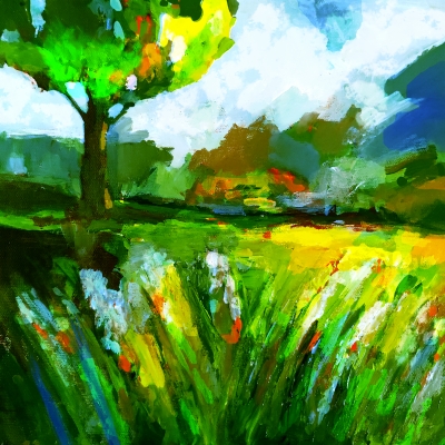 LANDSCAPE PAINTING, For Wall Decoration, Home Decoration