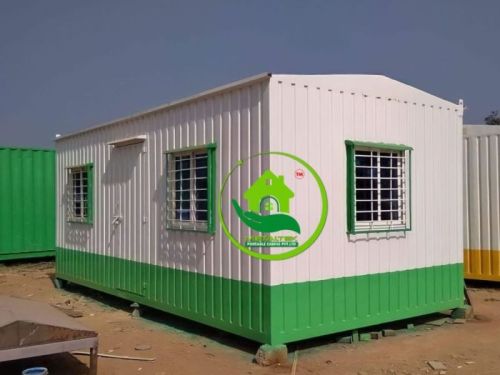 Polished Tin Portable Office Cabin