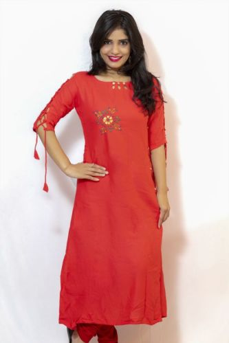 Cotton Delightful Kurtis, Size : All Sizes