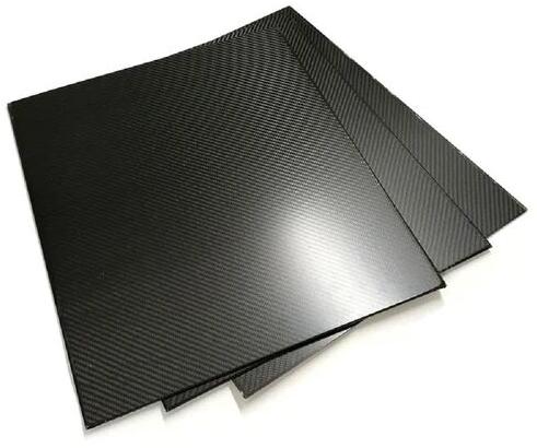 Carbon Fiber Sheet, Color : Black