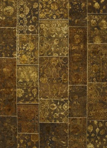 Rectangular Printed Baroque Hand Knotted Rug, For Home, Office, Hotel, Floor, Technique : Handmade