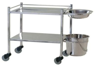 Square Cast Cutting Trolley, For Hospital, Color : Grey