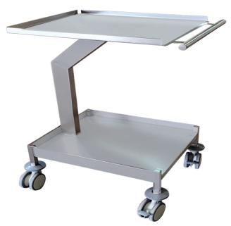 Rectangular Stainless Steel Monitor Trolley, For Hospital, Style : Modern