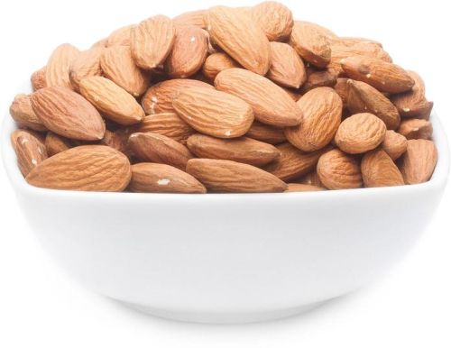 Hard Organic Brown Almond Nuts, For Milk, Sweets, Style : Dried