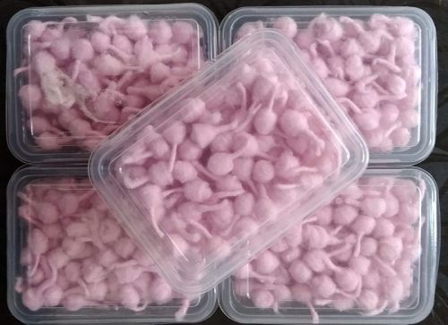 Round Pink Cotton Wick, Packaging Type : Plastic Packets