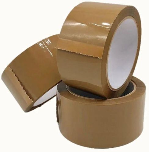 Brown Tape, For School, Homes, Decoration, Carton Sealing, Feature : Waterproof, Printed, Holographic