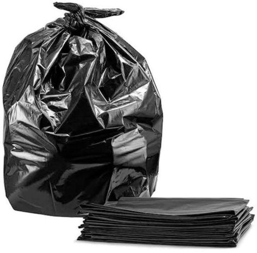 Black Plastic Garbage Bag, For Refuse Collection, Size : 15x15x12