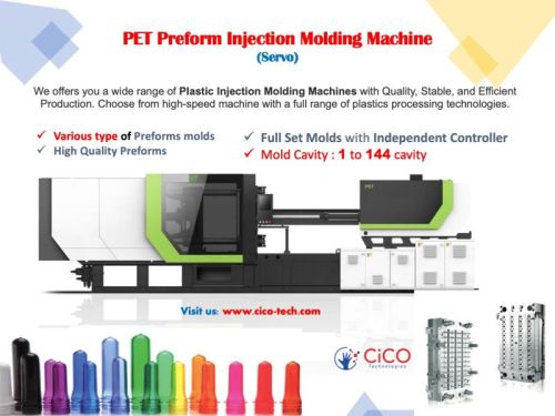 Electric Polished PET Injection Molding Machine