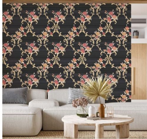 Printed Vinyl Wallpaper, For Decoration