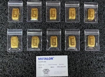 Swish Gold Bullion 100g Bars, For Jewellery