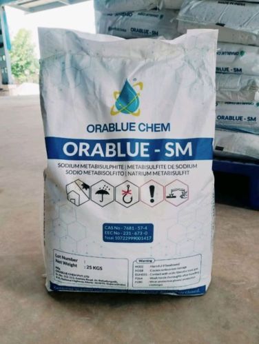 Orablue Chem Sodium Metabisulphite, Purity : Min 65%