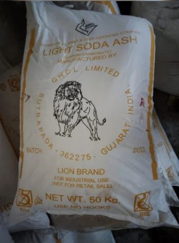 White Soda Ash Powder, Grade Standard : Industrial Grade