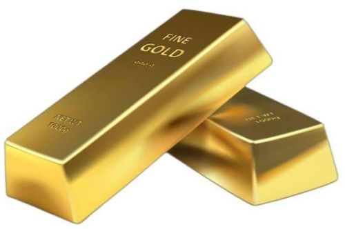 Golden Rectangular Gold Bars