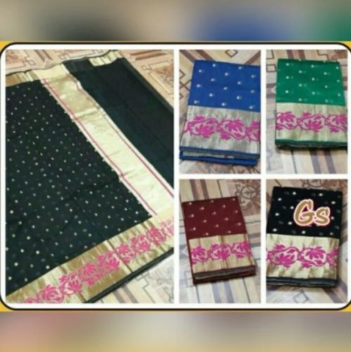 Ladies Banarasi Cotton Silk Saree, Occasion : Casual Wear