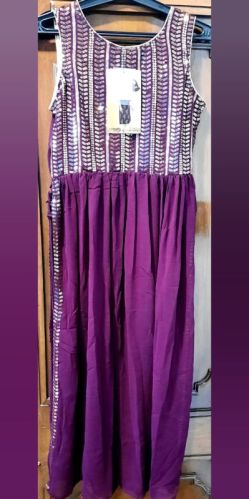 Youth Plus Printed Multi Febric Women Designer Kurta, Size : XXL, XL