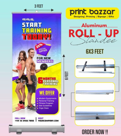 Aluminium Roll Up Standee, Style : Modern