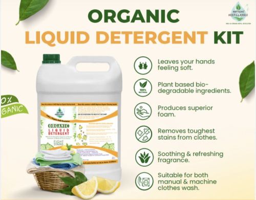 Organic Liquid Detergent For Cloth Washing