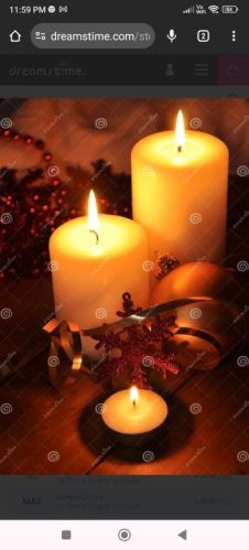 Light Red 10Wt Round LED Candle, For Home, Hotel, Mall, Office, Size : Multisize