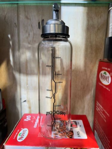 Glass 160GRMS Oil Dispenser, For Restaurant, Hotel, Home